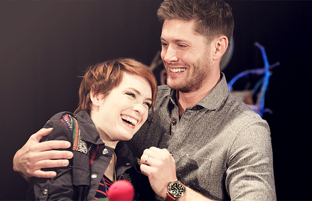 Jensen Ackles e Felicia Day Jensen Ackles e Felicia Day