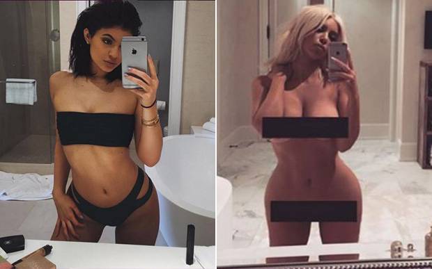 kylie-jenner-kim-kardashian-gemeas-look-igual kylie-jenner-kim-kardashian-gemeas-look-igual