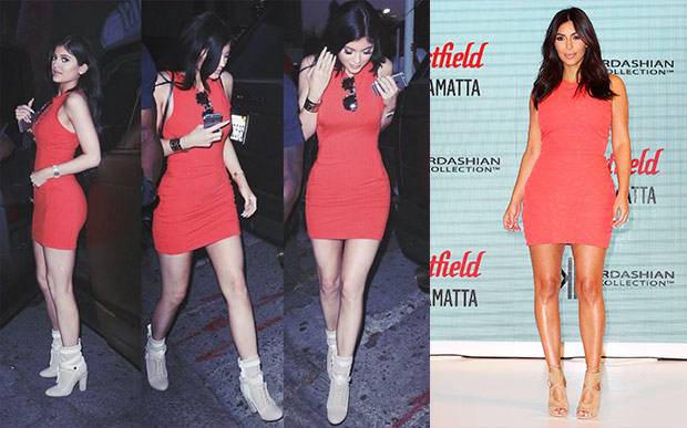 kylie-jenner-kim-kardasian-gemeas-looks-iguais kylie-jenner-kim-kardasian-gemeas-looks-iguais
