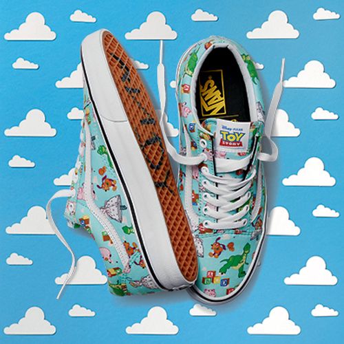 Coleção Vans + Toy Story Personagens dos filmes irão estampar os acessórios da coleção. Foto: