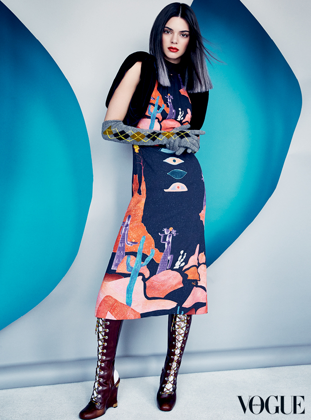 kendall jenner - cabelo cinza 2 Foto: Patrick Demarchelier