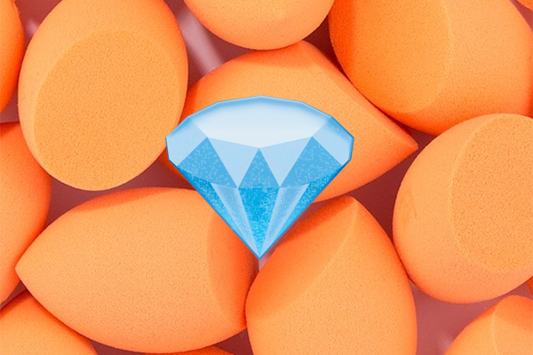 Esponja inspirada em diamante vira objeto de desejo na internet