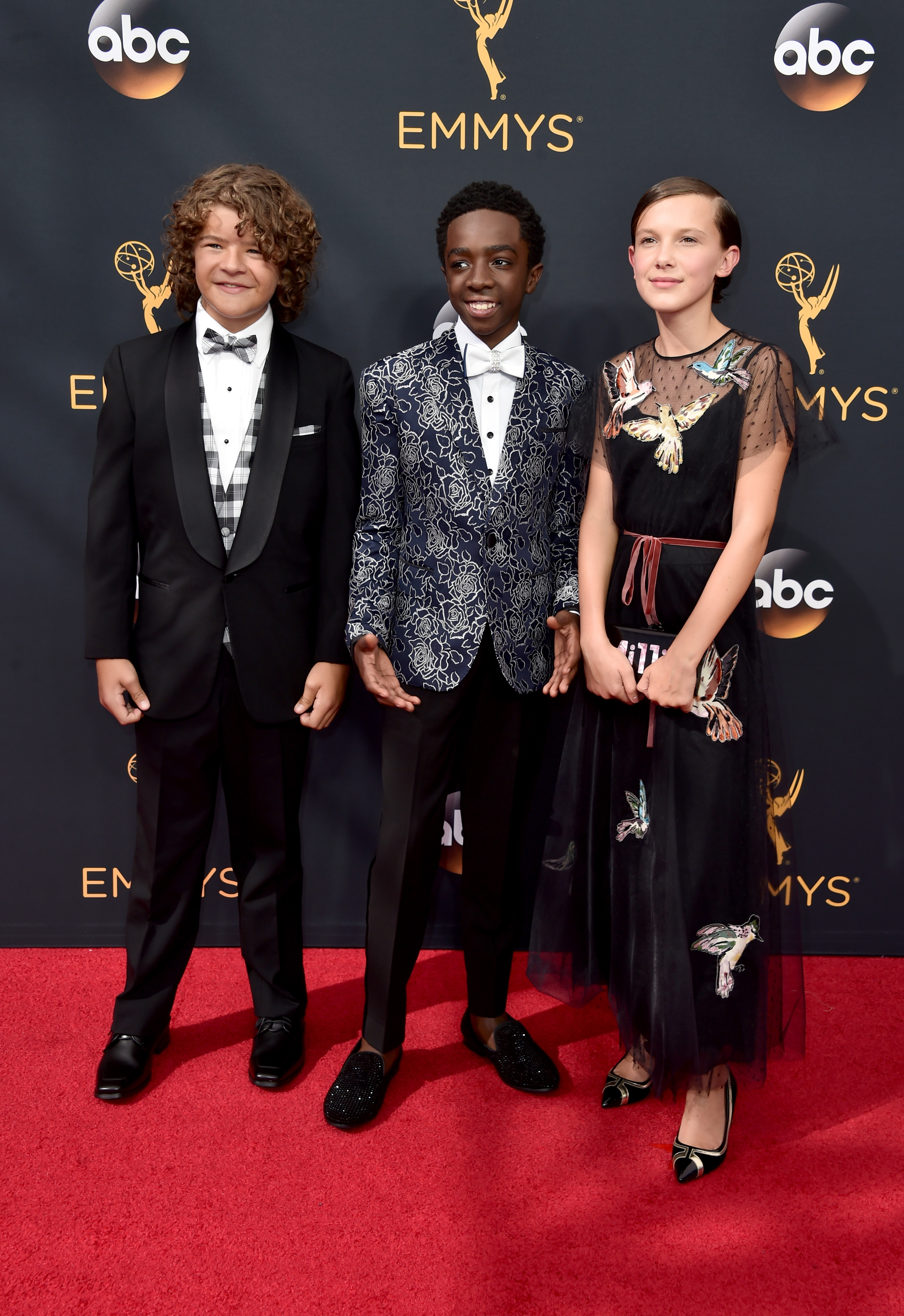 Millie Bobby Brown red carpet emmy 2016