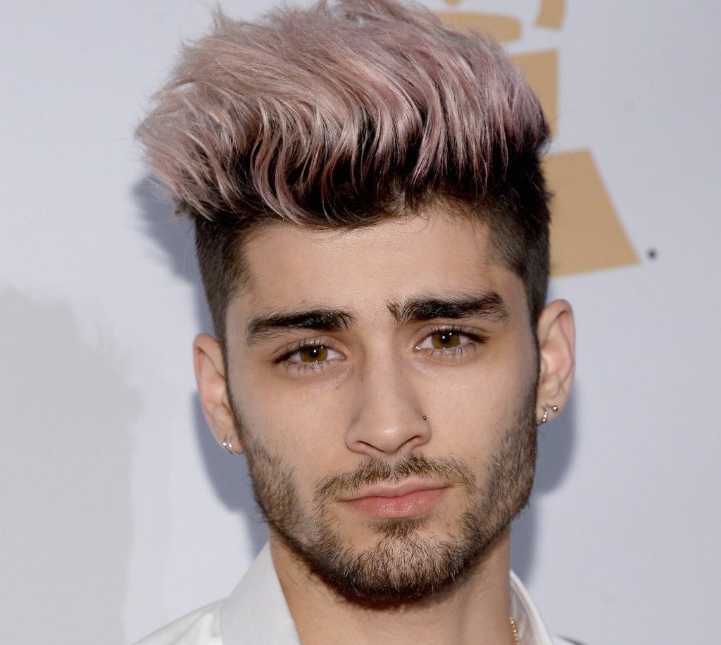 Close do rosto de Zayn Malik