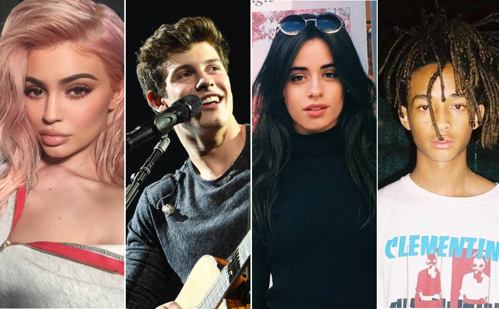 Kylie e Shawn Mendes estão na lista dos jovens mais influentes