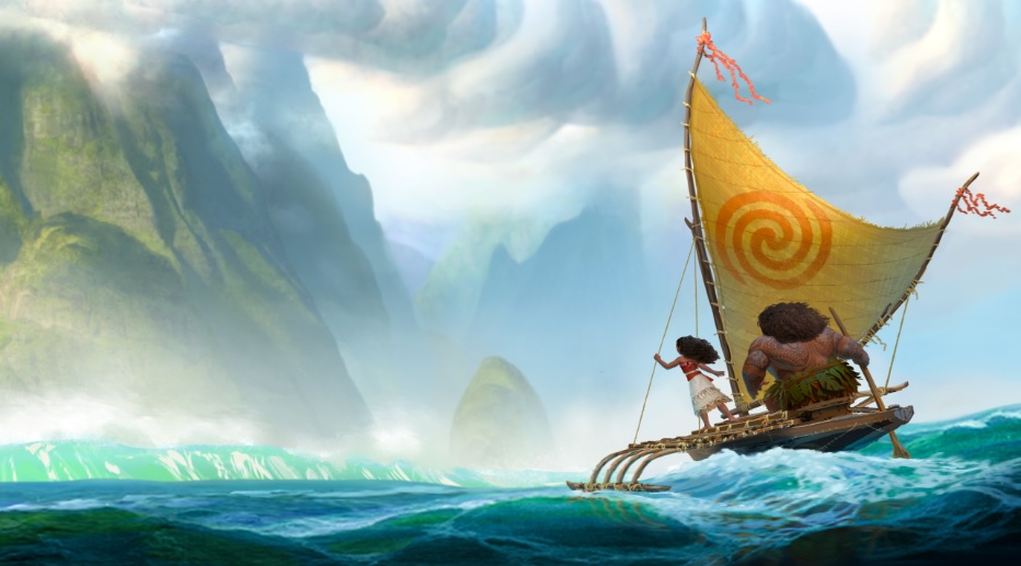 Arte conceitual de Moana (Divulgação/Disney)