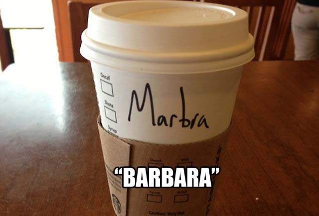 Teoria da conspiração diz que Starbucks erra nomes de propósito