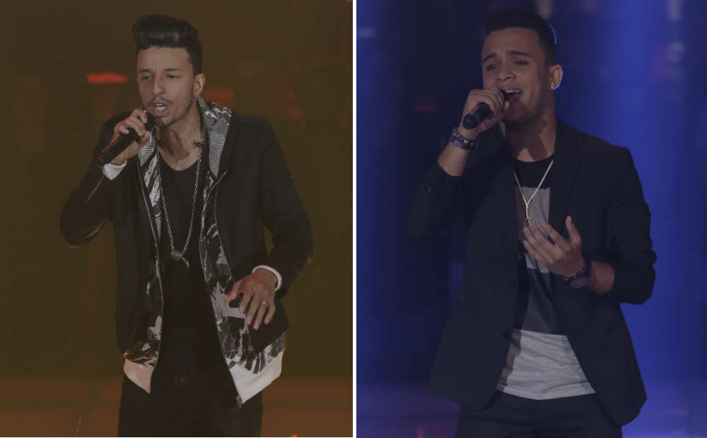 the-voice Rafah e Luan Douglas (Divulgação/Globo)