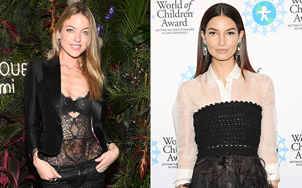 victorias-secret-estilosa-04 Martha Hunt, à esquerda, e, Lily Aldrigde, à direita. Foto: