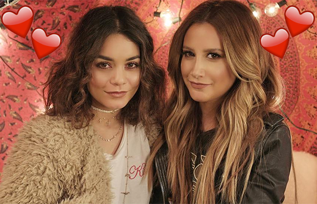 Ashley Tisdale posta fotos de Vanessa Hudgens conhecendo sua filha