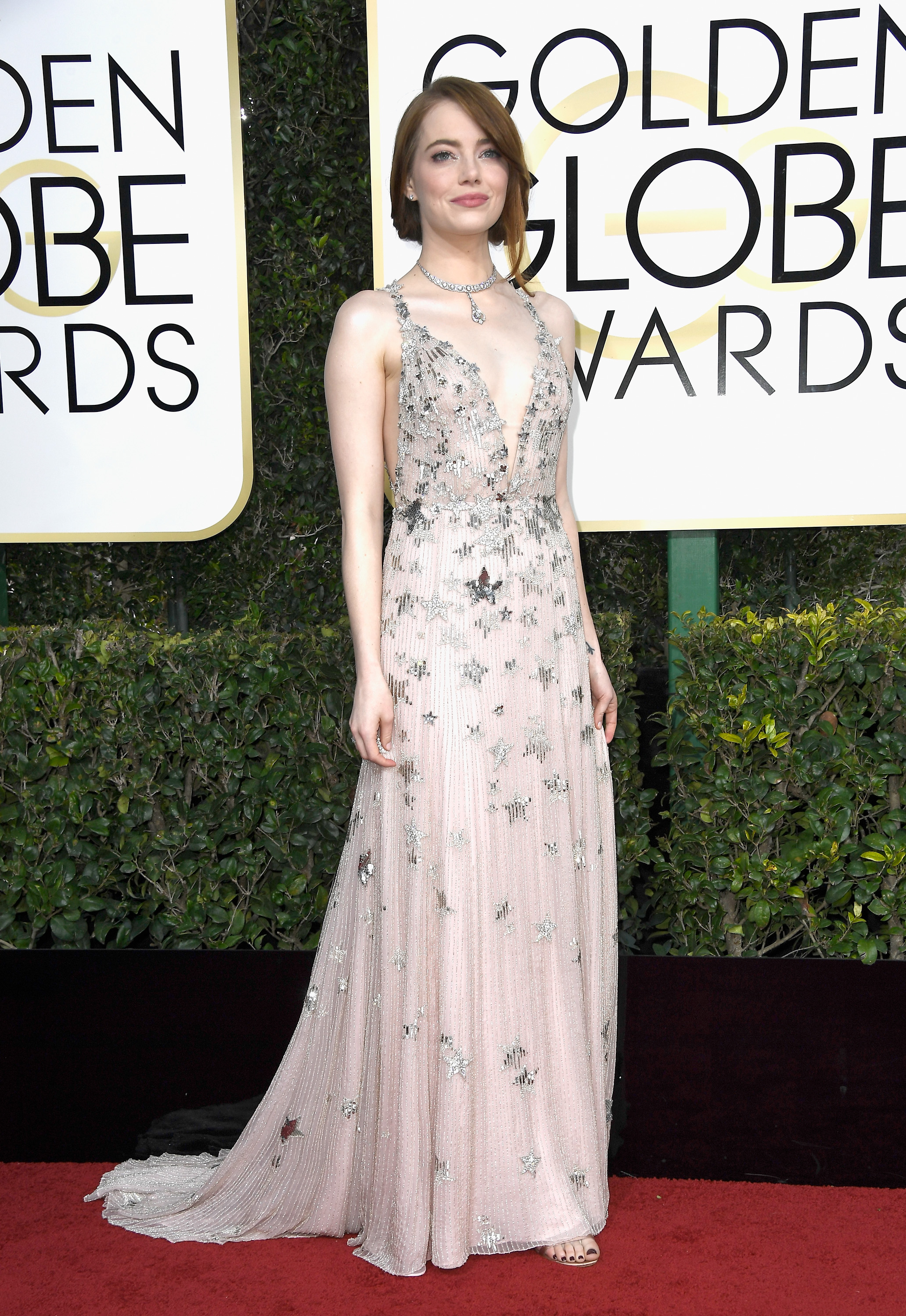 Emma Stone Globo de Ouro 2017 Foto: