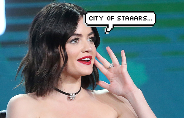 Lucy Hale faz nail art inspirada em La La Land