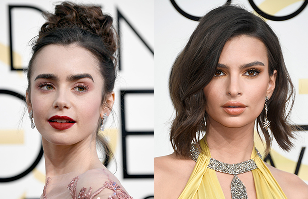 Make e cabelo: 31 looks lindos das famosas no Globo de Ouro