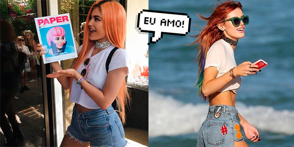 5 celebs que adoram o combo camiseta branca + short jeans