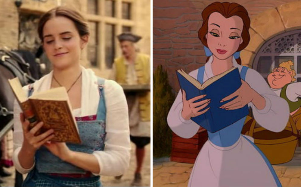 13 provas de que o filme de A Bela e a Fera está igual a animação