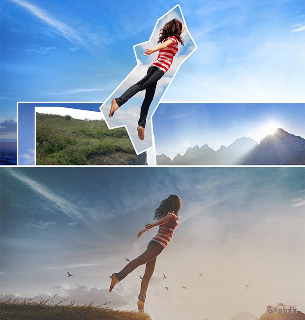 Artista usa photoshop para provar que fotos nem sempre são reais Artista usa photoshop para provar que fotos nem sempre são reais