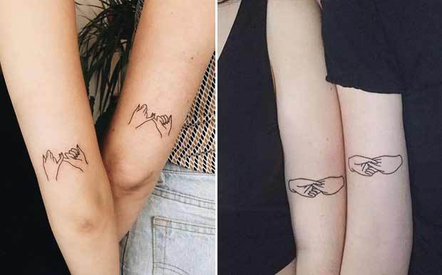 25 tatuagens fofíssimas de amizade para se inspirar