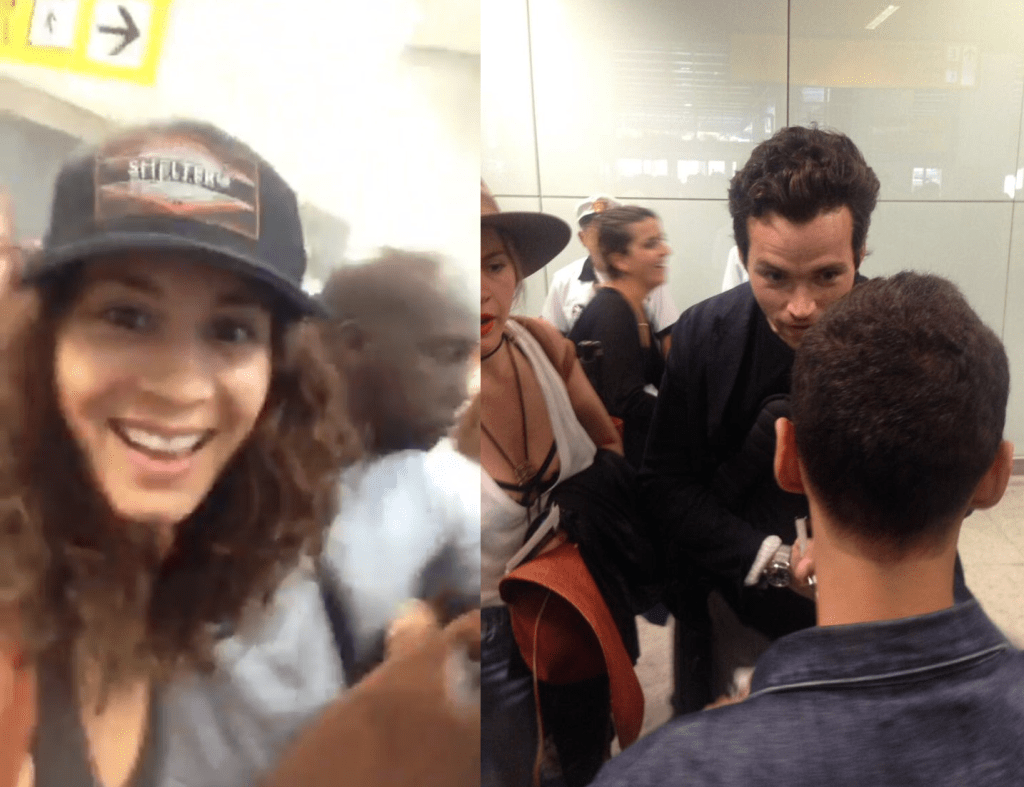 Troian Bellisario e Ian Harding, de PLL, já estão no Brasil!