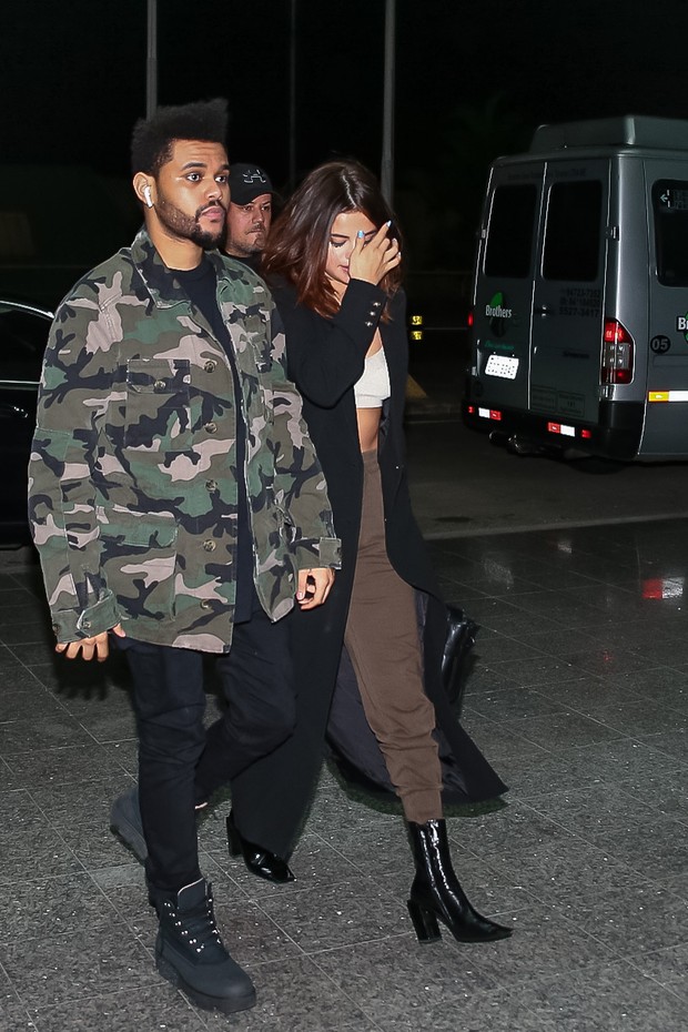 Após Lollapalooza, Selena Gomez e The Weeknd deixam o Brasil