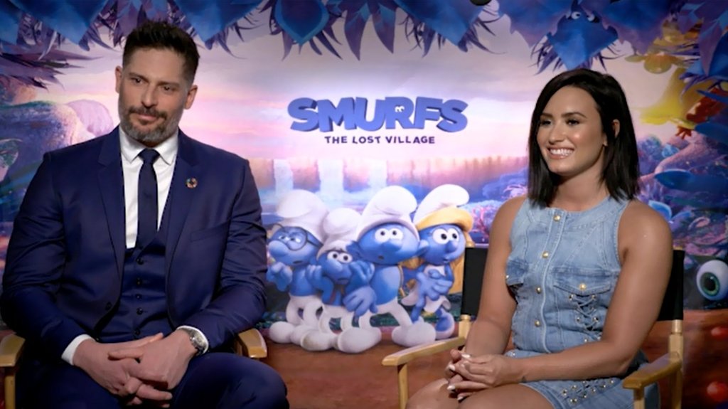 Demi Lovato e Joe Manganiello revelam seus ~nomes de Smurf~