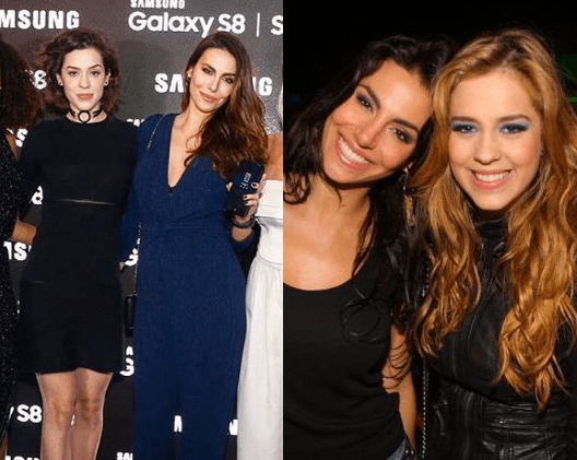 Mel Fronckowiak exibe barriguinha e reencontra Sophia Abrahão
