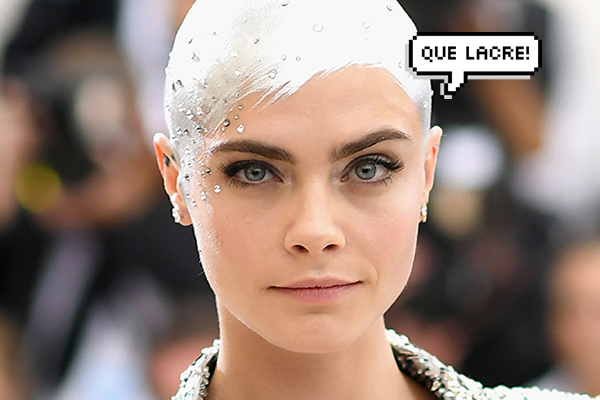 Cara Delevingne ousou com look futurista na première de Valerian