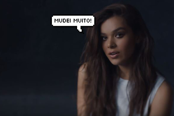 Loira, de franja: Hailee Steinfeld é uma camaleoa em novo clipe!