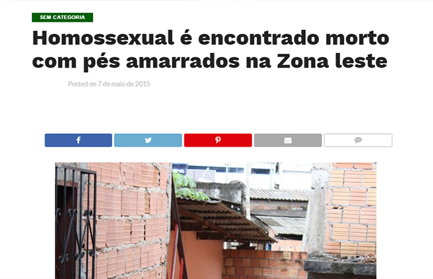 Homofobia não existe, mas a cada 25 horas um gay é morto no país