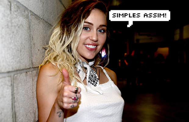 Miley Cyrus explica por que está com o cabelo de duas cores