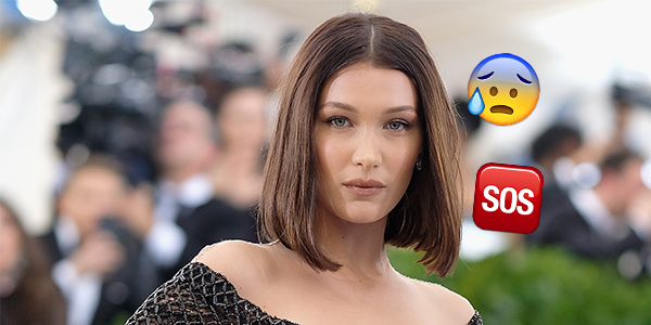 Ops! Acidente fashion deixou Bella Hadid em situação embaraçosa
