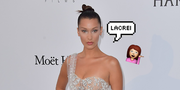 Bella Hadid usou o naked dress mais naked de todos!