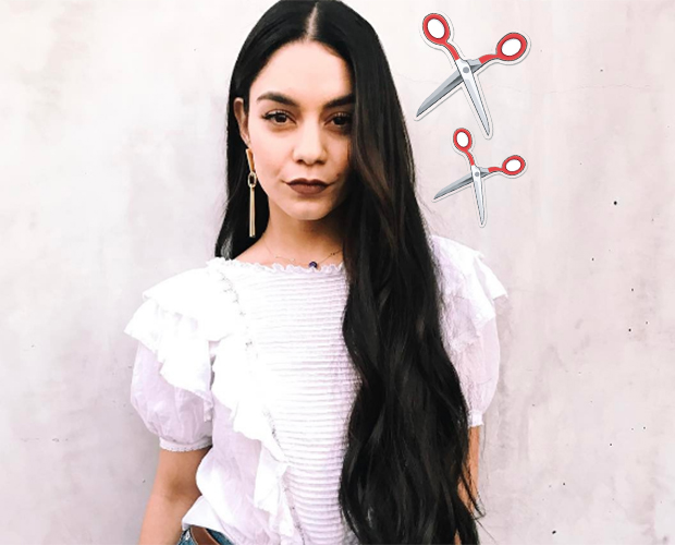 Adeus, cabelão! Vanessa Hudgens está com um corte chanel