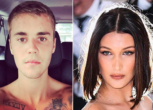 Justin Bieber e Bella Hadid usaram a mesma peça de roupa