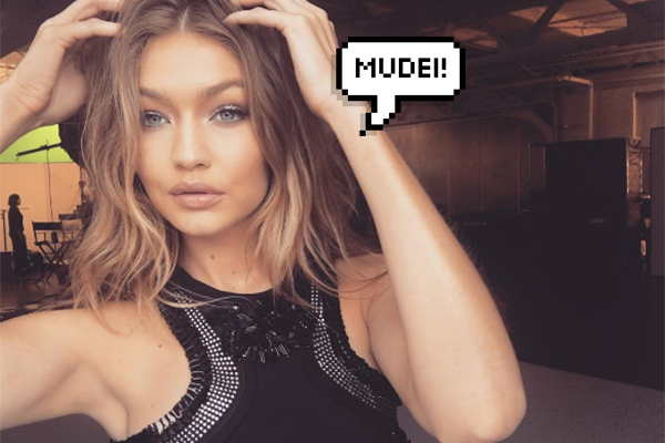 Gigi Hadid está bem mais loira do que nós nos lembrávamos…