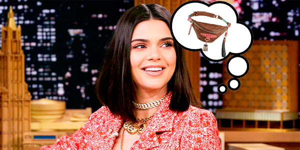 Kendall Jenner está obcecada por… pochetes!