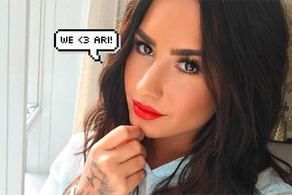 Dangerous woman? Demi Lovato “rouba” penteado da Ariana Grande