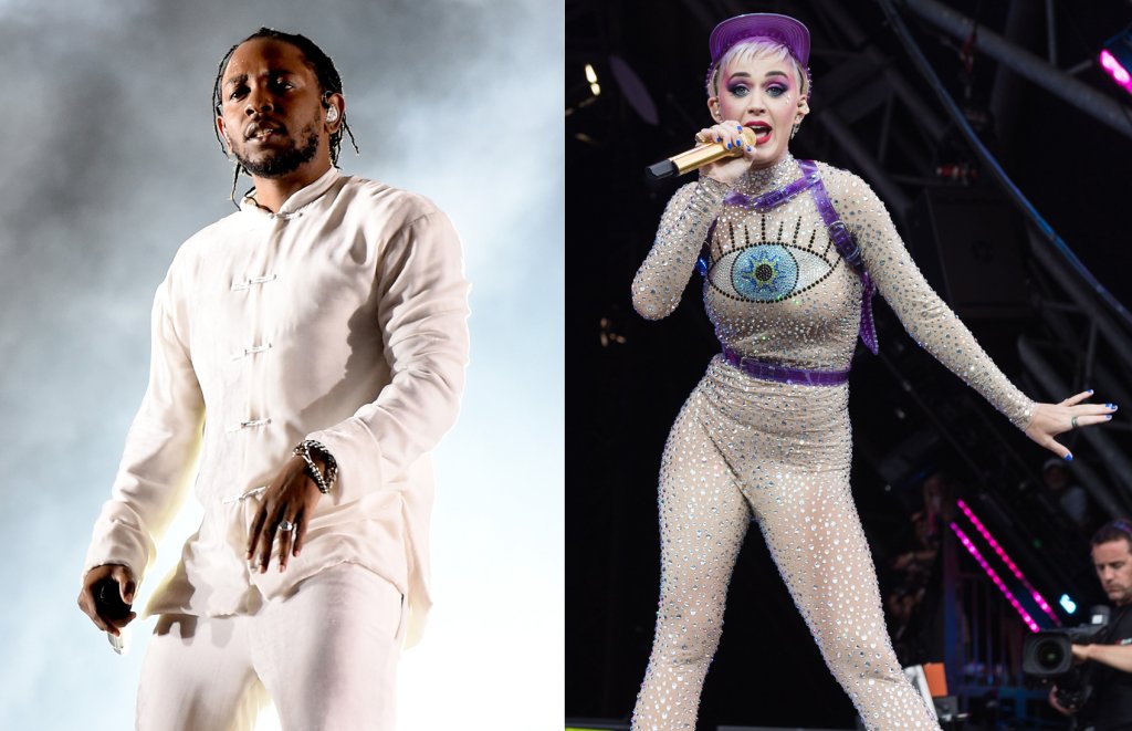 VMA 2017: Kendrick Lamar e Katy Perry lideram as indicações