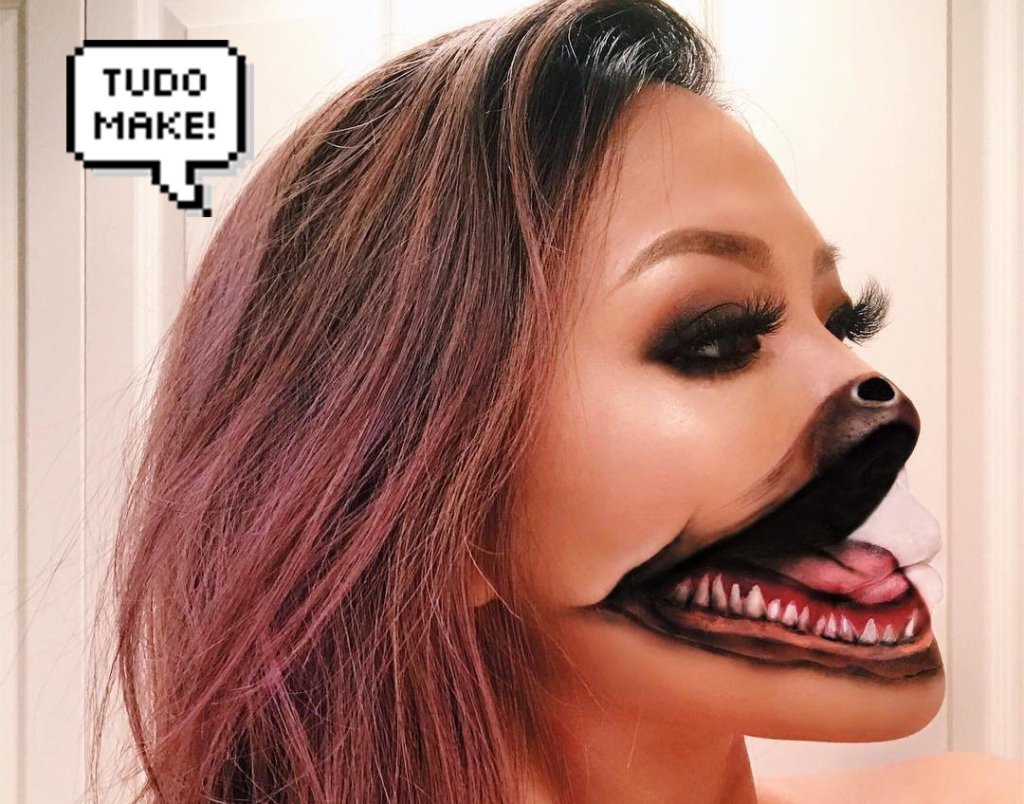 Artista cria ilusão de ótica com maquiagem – estamos pirando!