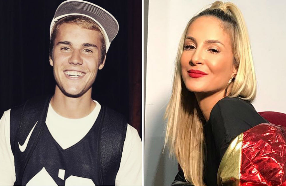 Claudia Leitte encontra Justin Bieber em igreja em Los Angeles