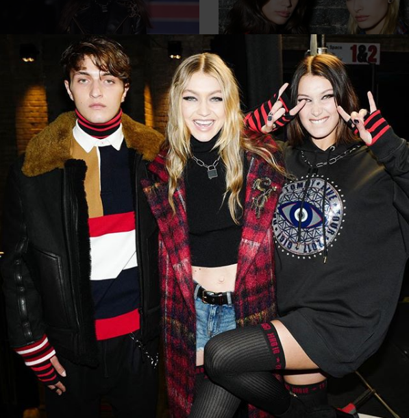 Gigi, Bella e Anwar Hadid desfilam para coleção da Tommy Hilfiger