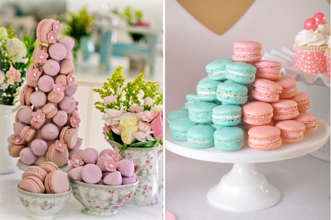 15 anos: Torres de macarons vão deixar sua festa mais gostosa!