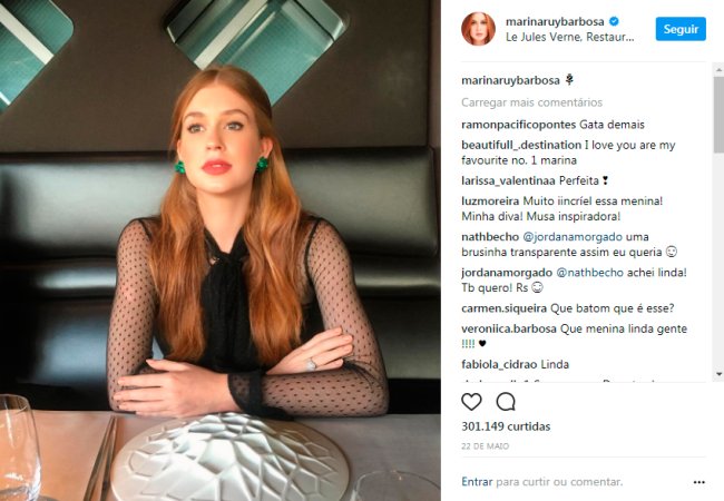 marina ruy barbosa cabelo