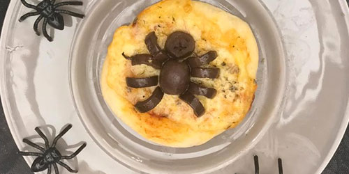 Pizza de aranha é o prato mais delicioso de todos do Halloween!