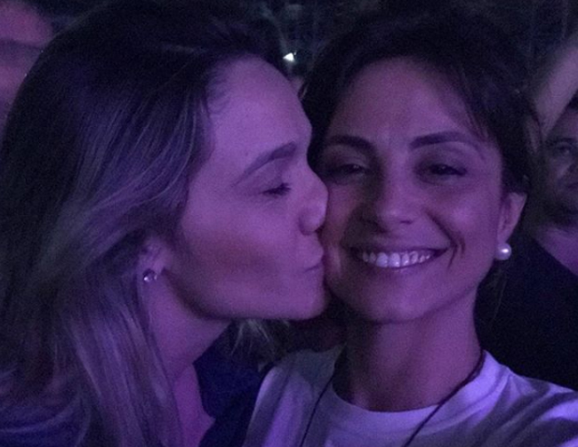 Fernanda Gentil ganha homenagem de aniversário da namorada