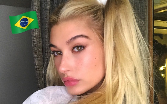 Hailey Baldwin é a melhor pessoa “flertando” em português!