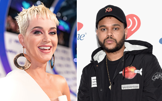 Katy Perry e The Weeknd saem para jantar juntos