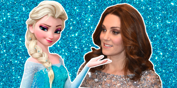 Kate Middleton usou um vestido que a Elsa, de Frozen, amaria!