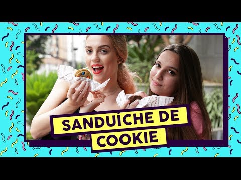 Experimentamos o famoso sanduíche de sorvete com cookie!