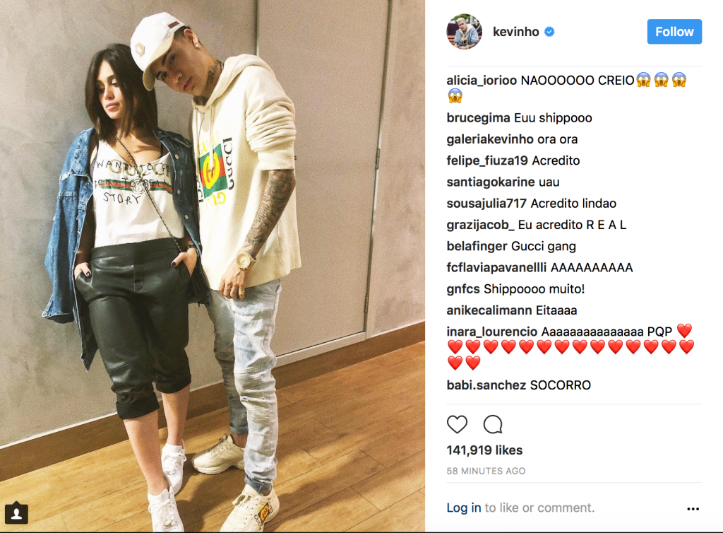 É namoro! Flávia Pavanelli e Mc Kevinho passam natal juntos