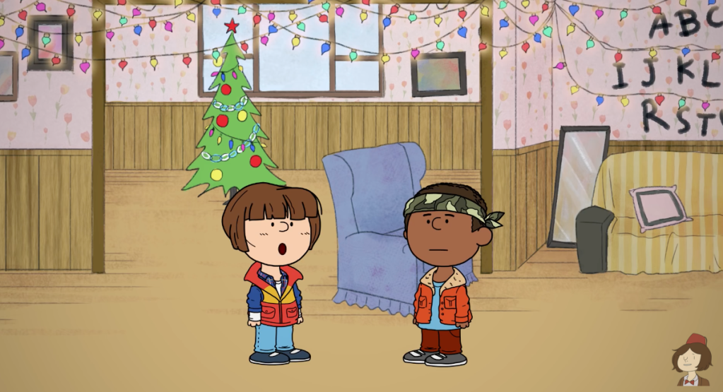 Fã cria crossover de Stranger Things e O Natal de Charlie Brown